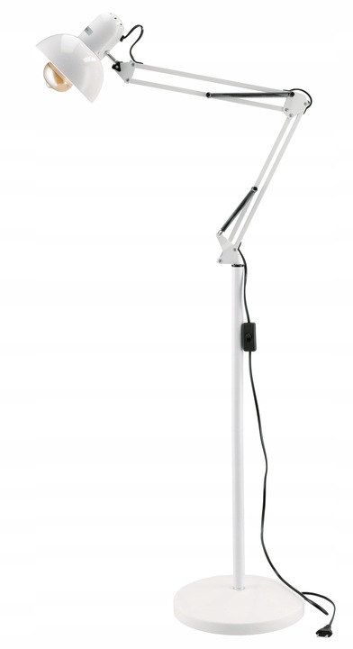 Lampka Lampa Podłogowa Stojaca LED 1xE27 185CM Stabilna + Regulacja