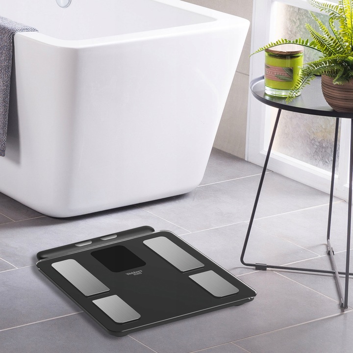 Waga Łazienkowa Analityczna 15 Parametrów Apple Health, Google Fit, IF2825A