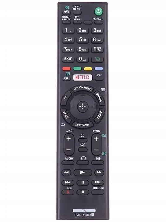 PILOT RMT-TX100D DO SONY KDL-50W807C KDL-50W808C KDL-50W809C KDL-32EX723 TV