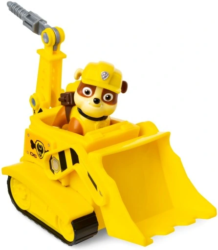 PSI PATROL RUBBLE FIGURKA POJAZD SPYCHACZ BULDOŻER