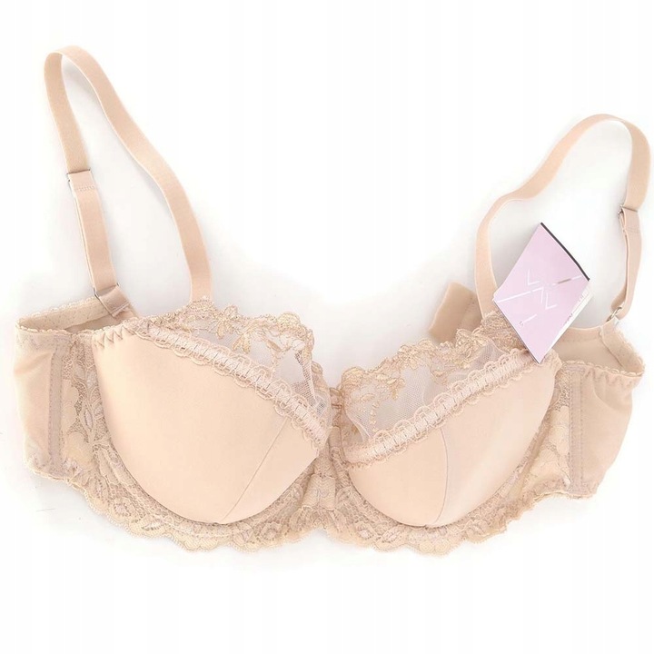 AVA stanik biustonosz wygodny półusztywniany AV-1030 SEMI-SOFT beżowy 75F b