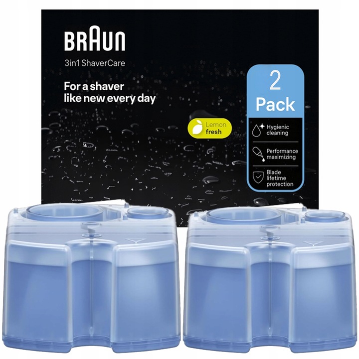 Braun CCR Clean & Renew Lemon Wkład Płyn do czyszczenia Golarek 2 szt