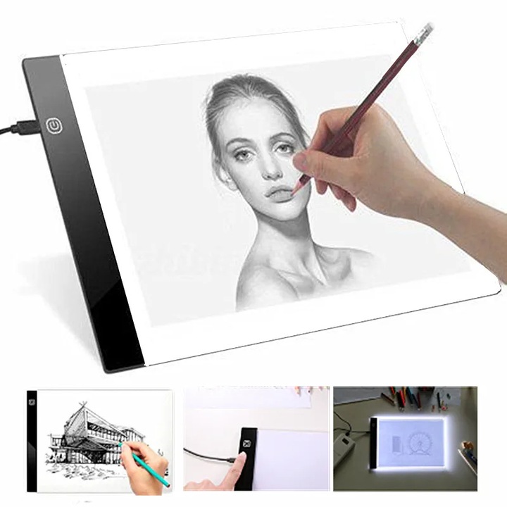 TABLET GRAFICZNY DESKA KREŚLARSKA DO RYSOWANIA TABLICA LED NA PREZENT