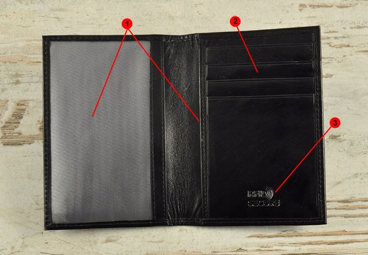 skórzane ETUI -ROVICKY- dowód rejestracyjny dokumenty karty No1 blc