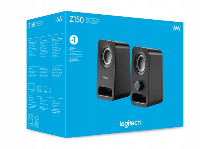 Zestaw głośników 2.0 Logitech Z150 Black