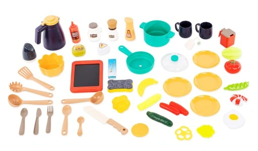 KUCHNIA DLA DZIECI ŚWIATŁO OKAP Z DŹWIĘKIEM KRAN PARA WODA TABLICA KREDOWA