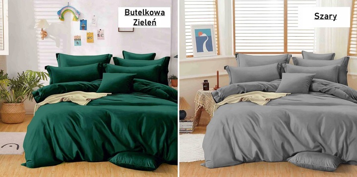 Pościel 160x200 + 2 Poszewki 70x80 Komplet Pościeli Suwak Jakość Pierwsza