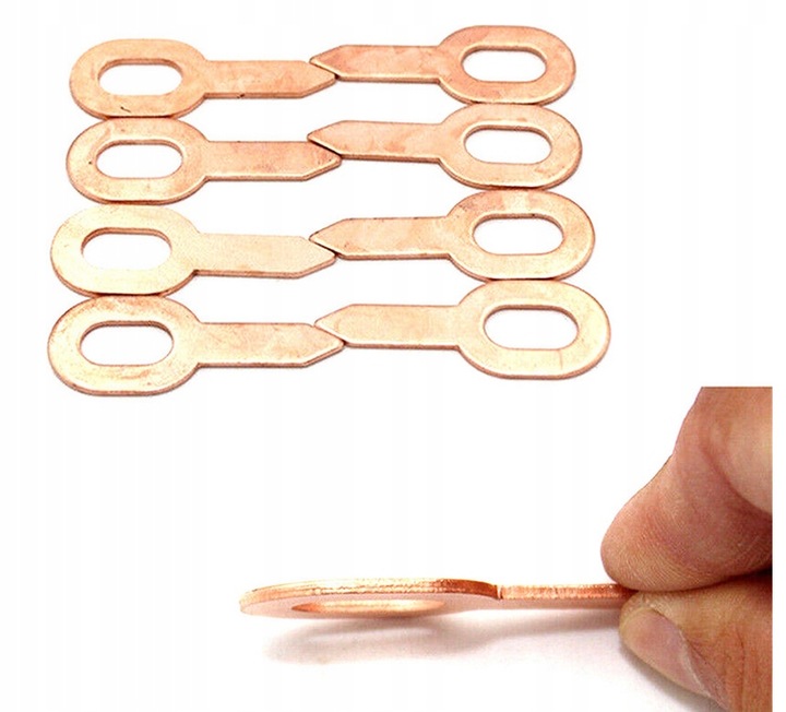 Zgrzewarka spoter podkładki Bity proste SPOTTER 100sztuk