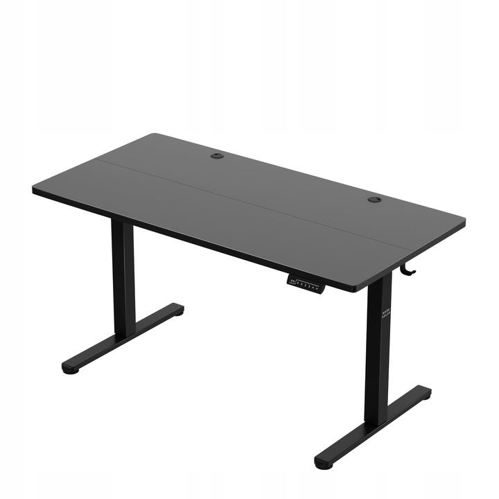 Biurko regulowane elektryczne MARK ADLER czarne komputerowe uchwyt