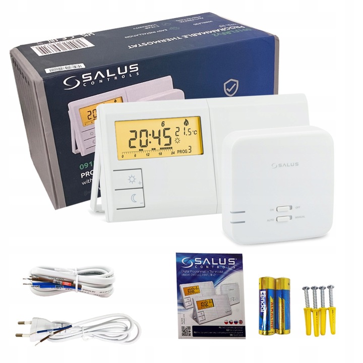 SALUS STEROWNIK REGULATOR 091FLRFV2 TERMOSTAT PIECA KOTŁA BEZPRZEWODOWY