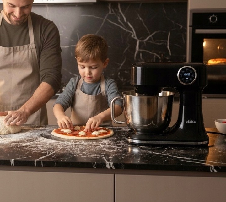 ROBOT PLANETARNY KUCHENNY MIKSER Z METALOWĄ MISĄ 3000W PROFESJONALNY