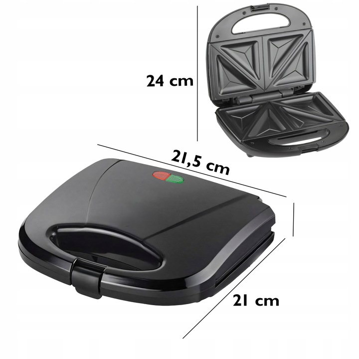 OPIEKACZ TOSTER DO KANAPEK CERAMICZNY DO CHRUPIĄCYCH TOSTÓW SANDWICH