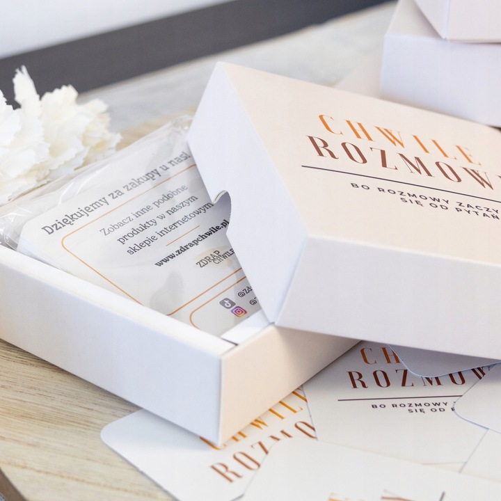Chwile Rozmowy - Karty zdrapki z pytaniami dla Par, Zdrap Chwile Walentynki