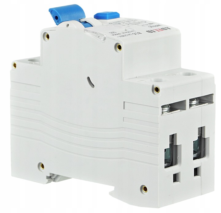 1F B16A 30mA WYŁĄCZNIK NADPRĄDOWY Z RÓŻNICÓWKĄ 2P TYP AC