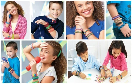 Gumki do robienia BRANSOLETEK DUŻU zestaw 4400+el XXL PREZENT