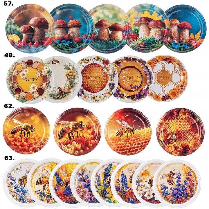 SŁOIK 425 ml SŁOIKI 400 ml NA PRZETWORY MIÓD SZKLANY ZAKRĘTKI 12 SZT FI 82