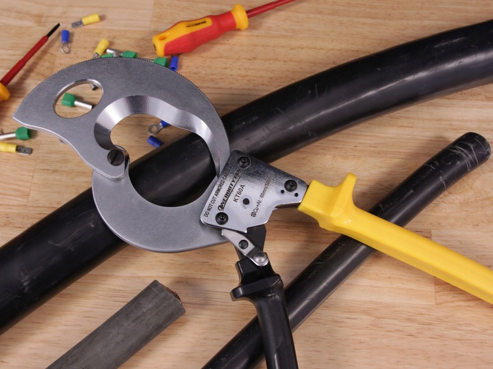 Nożyce zapadkowe do kabli 500 mm2 ENERGOTYTAN KT60 / OBCINAKI DO KABLI