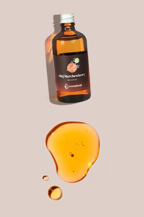 Olej Marchewkowy 100ml Wenatural naturalny samoopalacz, opalanie, do ciała