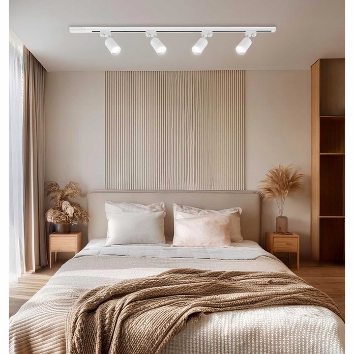 Zestaw Szynoprzewód Szyna 3m + 5x Lampa GU10 LED