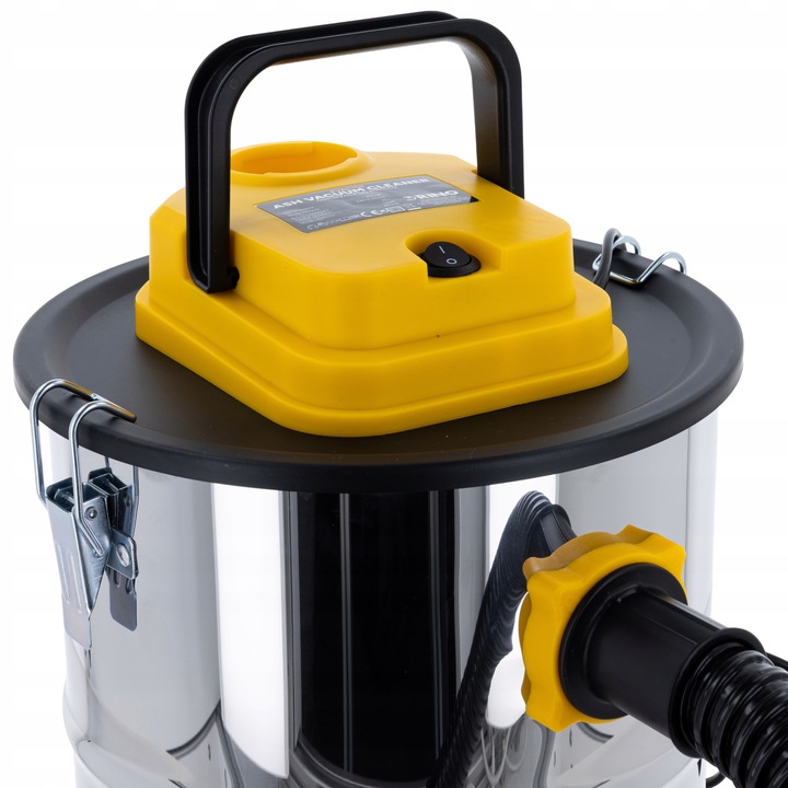 ODKURZACZ DO POPIOŁU KOMINKOWY MOCNY DO GRILLA 15L BEZWORKOWY 800 W