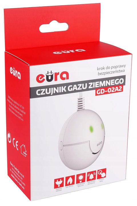 Czujnik gazu ziemnego metanu detektor gazu z kuchenek AC230V przewód