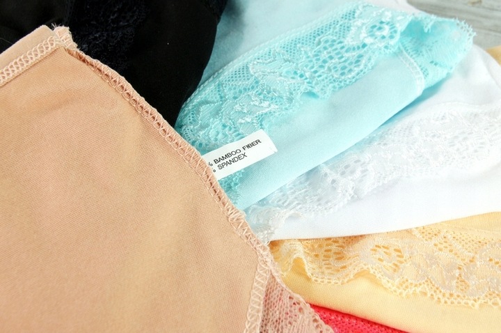 6x ODDYCHAJĄCE BAMBUSOWE MAJTKI FIGI KORONKOWE Z WYSOKIM STANEM 3XL #25