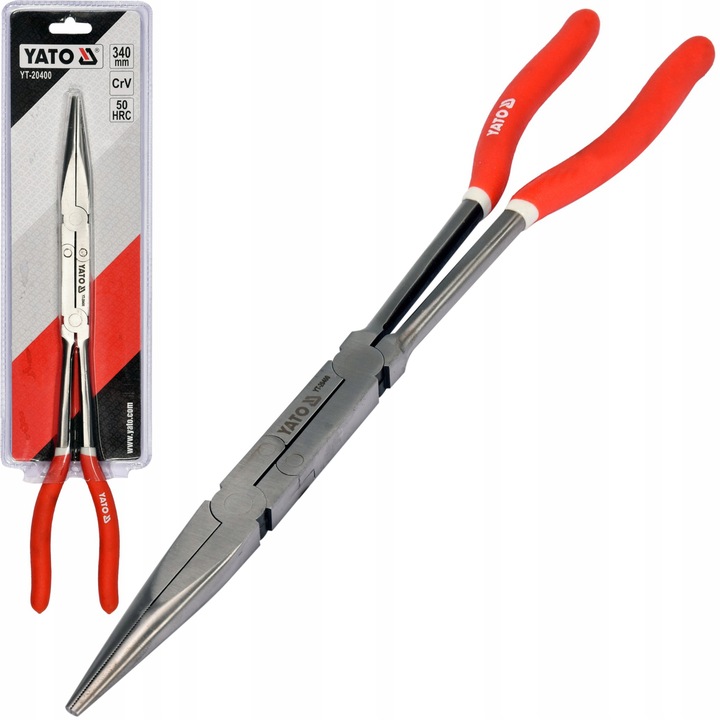 YATO SZCZYPCE WYDŁUŻONE PROSTE PRECYZYJNE 2STABILNE PRZEGUBY 340MM