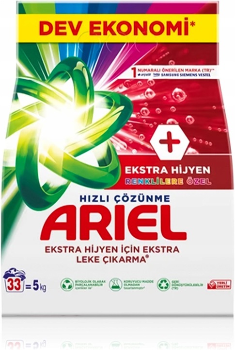 Proszek do Prania do Koloru Ariel Ultra Oxi Ekstra Higiena 5 kg