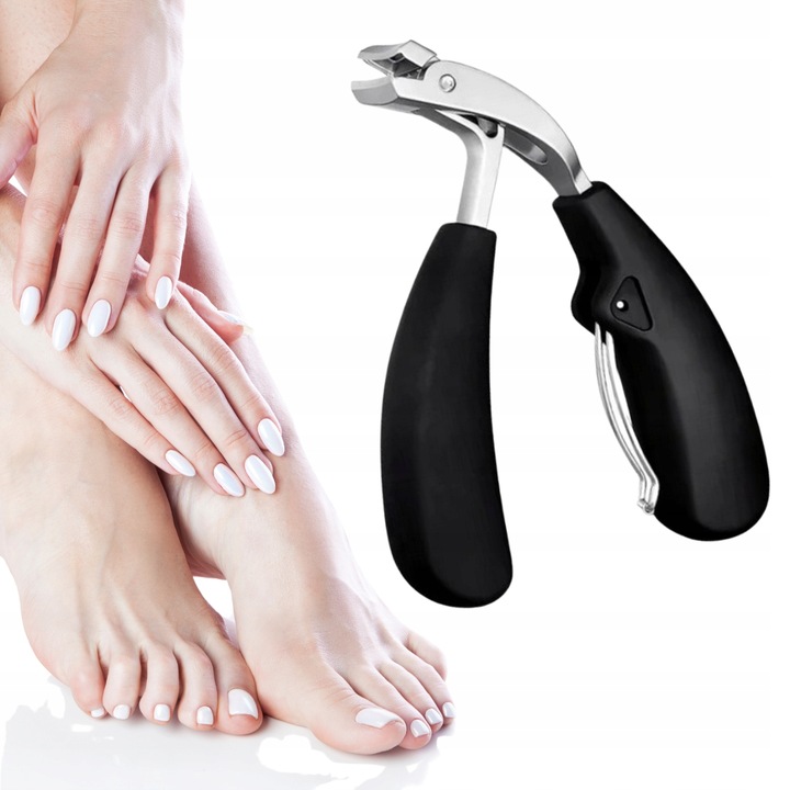 Obcinacz Do Paznokci dla Seniorów Obcinaczka Cęgi Szerokie Wygięte