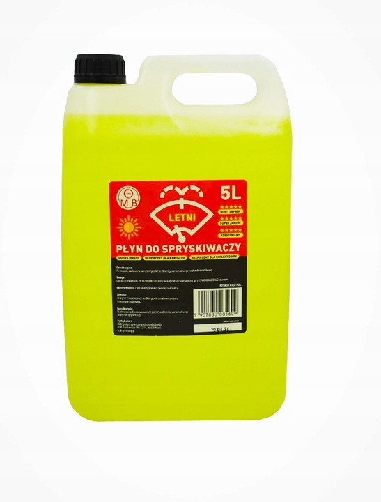 Letni płyn do spryskiwaczy TMB 20L cytrusowy | 4x5L bez smug