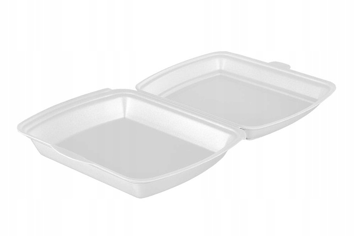 Styropianowy Pojemnik Obiadowy Niedzielony Opakowanie Jednorazowe Na Wynos