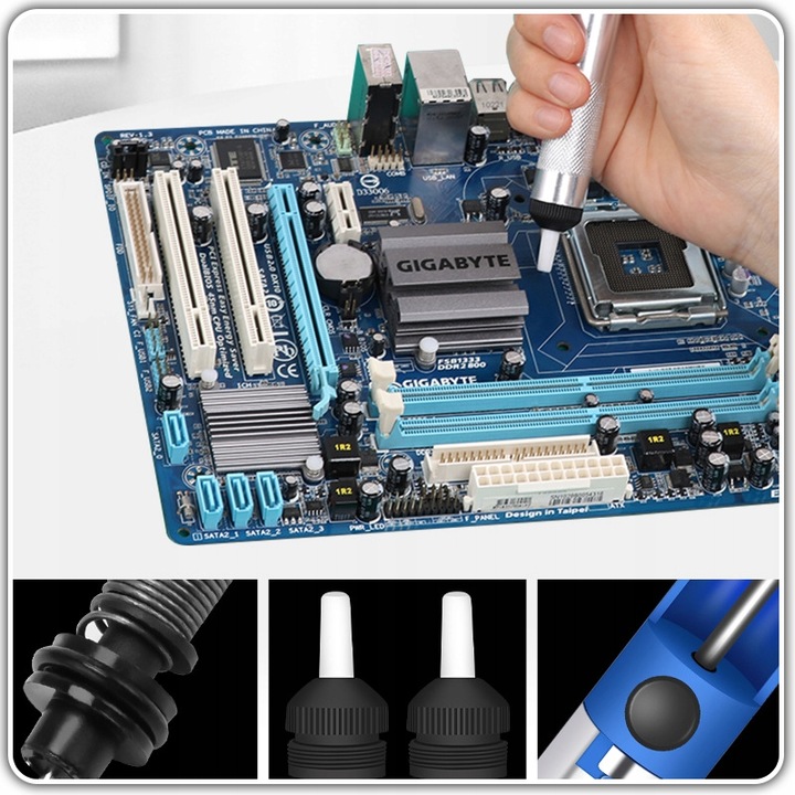 LUTOWNICA PRECYZYJNA KOLBOWA Z REGULACJĄ TEMPERATURY ZESTAW + MIERNIK