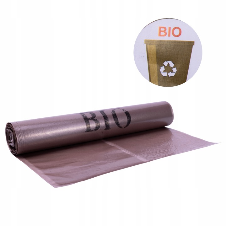 Kolorowe worki do segregacji śmieci 120L - zestaw 4 rolki