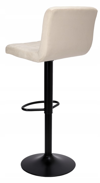 HOKER WELUROWY PIKOWANY OBROTOWY REGULOWANY KRZESŁO BAROWE DO JADALNI