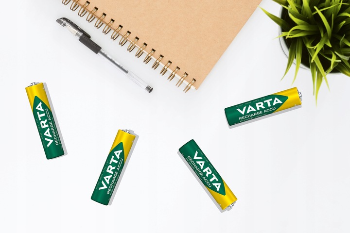 4X MOCNE AKUMULATORKI BATERIE 1000mAh AAA DO LAMP MYSZKA KLAWIATURA