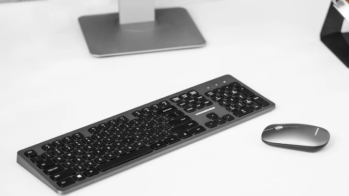 Zestaw bezprzewodowy mysz + klawiatura nożycowa 5200C Modecom komfort użytk