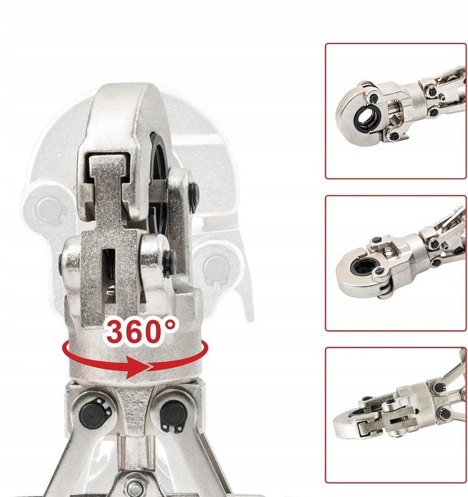 ZACISKARKA DO RUR PEX-AL-PEX PRASA RĘCZNA 16 20 26 32 8 MATRYC TYP U V M TH