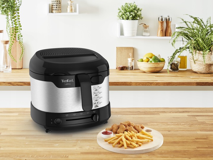Frytkownica tradycyjna TEFAL Uno 1kg FF215D do Smażenia 1600 W