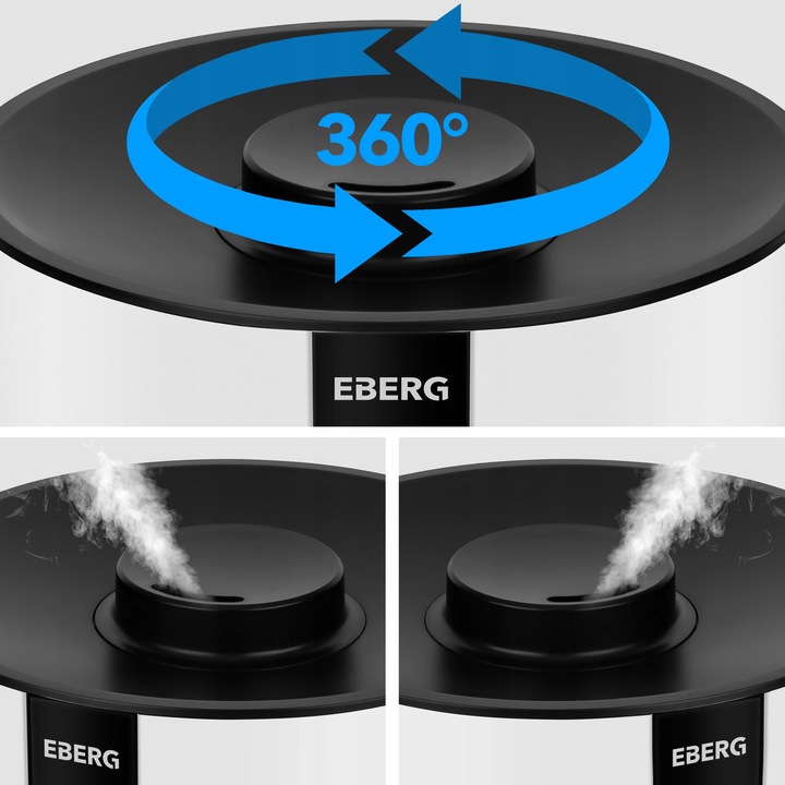 Nawilżacz powietrza dyfuzor HILO aromaterapia 35h pilot lampka LED