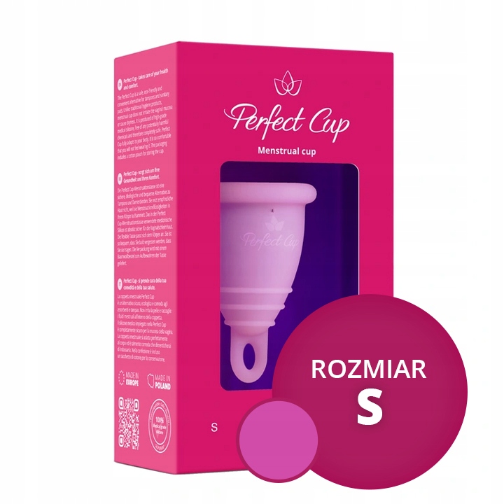 Kubeczek Menstruacyjny - Perfect Cup - Róż [S]