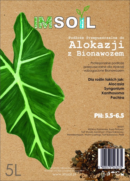 IMSOIL Ziemia Dedykowana do ALOKAZJI 10L