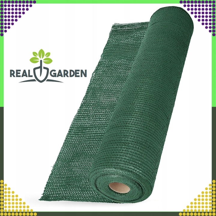 Siatka Cieniująca 1,5x50m Maskująca 95% Osłona Mata Na ogrodzenie Płot