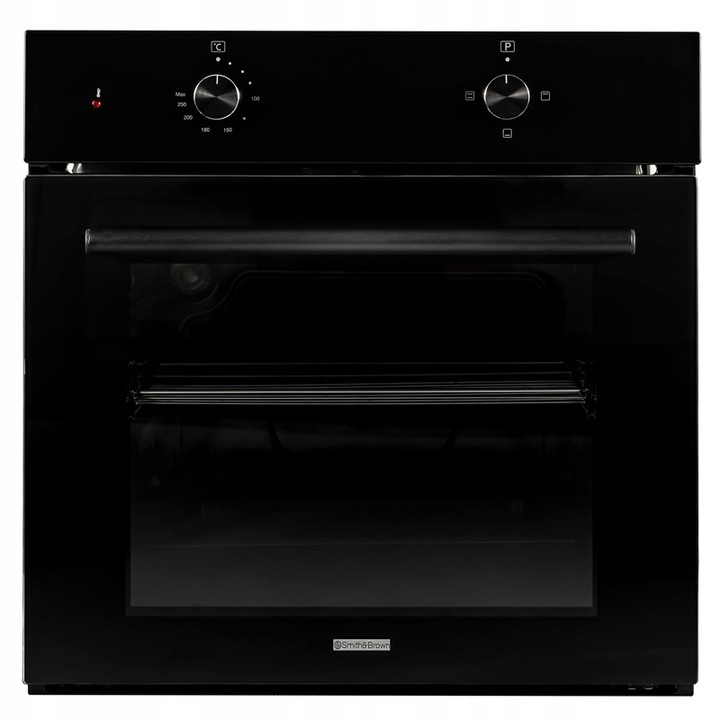 PIEKARNIK DO ZABUDOWY GŁĘBOKOŚĆ 50cm ELEKTRYCZNY 54L CZARNY 60cm