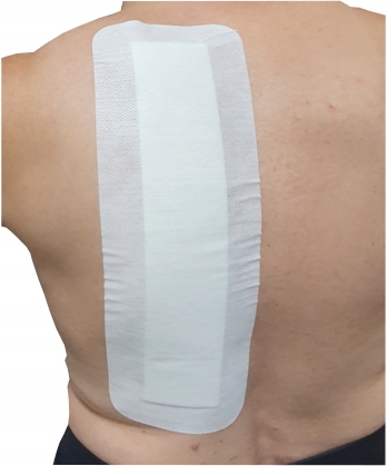 PLASTER Z OPATRUNKIEM STERYLNY NA RANY Z WKŁADEM CHŁONNYM 30x10cm 25szt