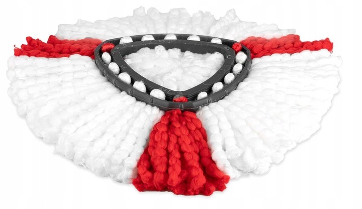 12x WKŁAD DO MOPA OBROTOWEGO VILEDA OKRĄGŁY KOŃCÓWKA MIKROFIBRA EASY