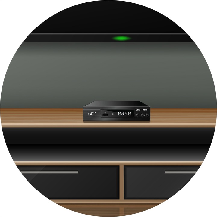 DEKODER TUNER TV NAZIEMNEJ DVB-T2 i DVB-C H.265 HEVC FULL HD USB HDMI PILOT