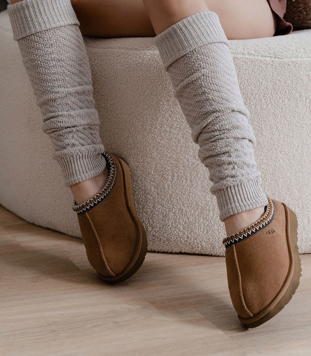 Getry z wełną, ciepłe ocieplacze na łydkę, wzór w jodełkę. CZARNE