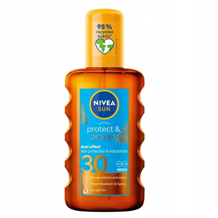 NIVEA Sun Protect & Bronze olejek do opalania w sprayu SPF30 200ml