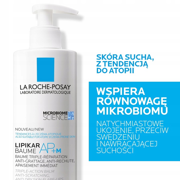 LA ROCHE POSAY LIPIKAR AP+M Regenerujący Balsam Do Skóry Suchej,