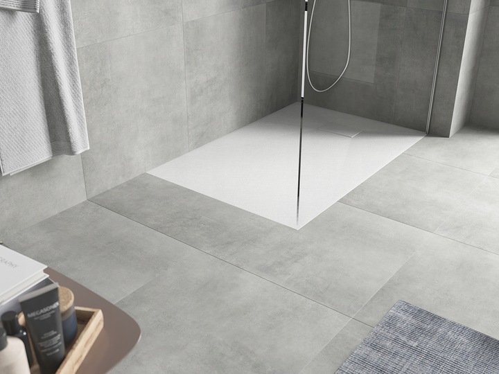 MEXEN HUGO BRODZIK PROSTOKĄTNY SMC STRUKTURA KAMIENIA 100 x 80 CM